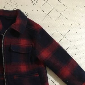Zara plaid coat